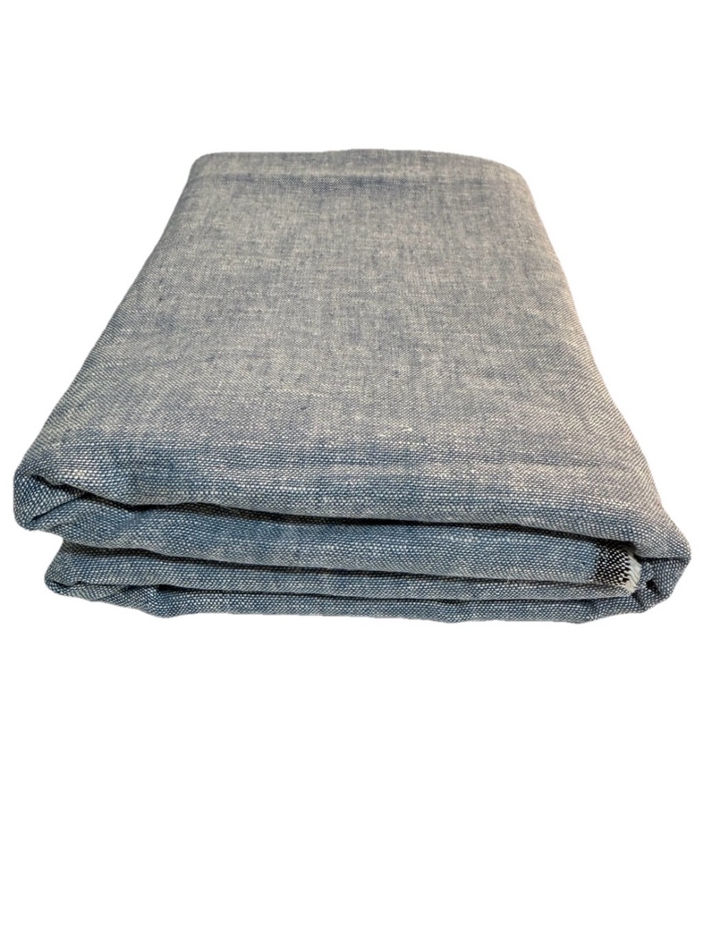 Robert Kaufman-Brussels “Washer” Linen Yarn Dye in Chambray (1067) 2yard remnant